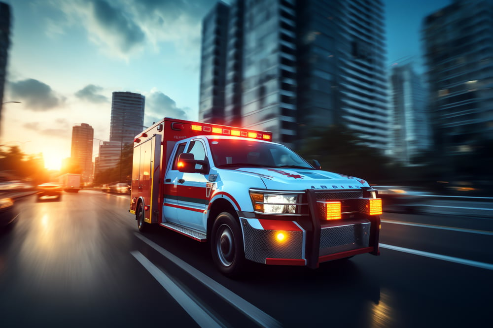 ambulance-sunrise-ai-generated-image